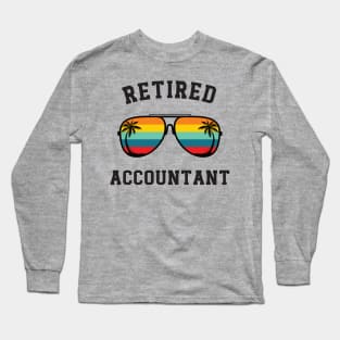 Accountant Retirement Gift Long Sleeve T-Shirt